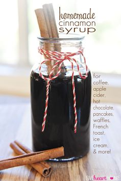 Homemade Cinnamon Syrup (for Coffee, Cider, Pancakes, Ice Cream & More!