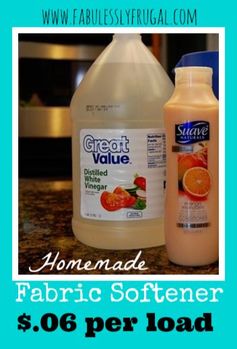 Homemade Fabric Softener