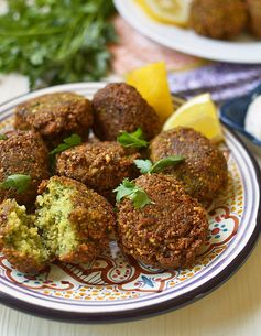 Homemade Falafel with Tahini-Yogurt