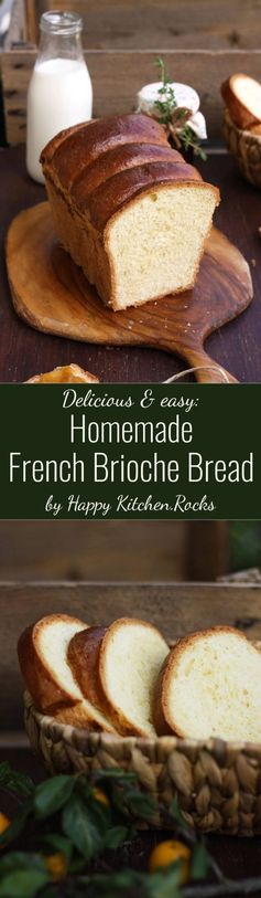 Homemade French Brioche Bread