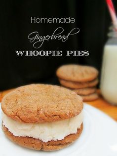 Homemade Gingerbread Whoopie Pies