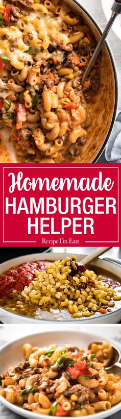 Homemade Hamburger Helper (Cheeseburger Casserole