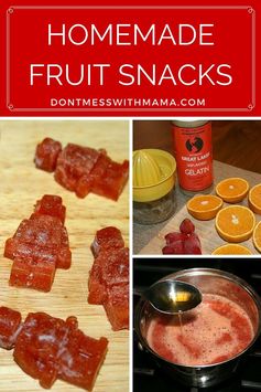 Homemade Healthy Fruit Snacks