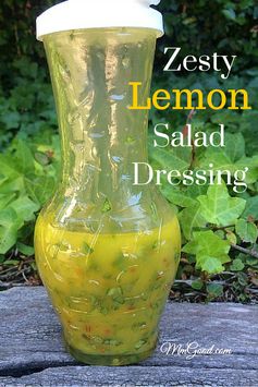 Homemade Lemon Zesty Dressing