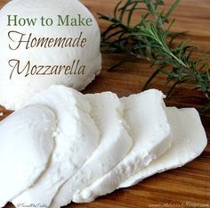 Homemade Mozzarella Cheese