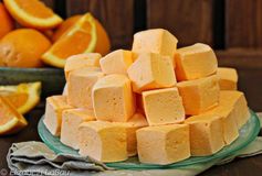 Homemade Orange Marshmallows