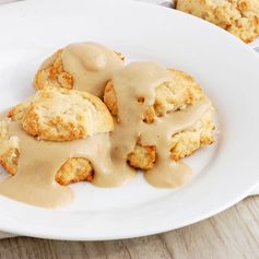 Homemade Paleo Biscuits and Gravy