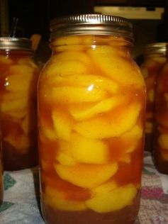 Homemade Peach Pie filling