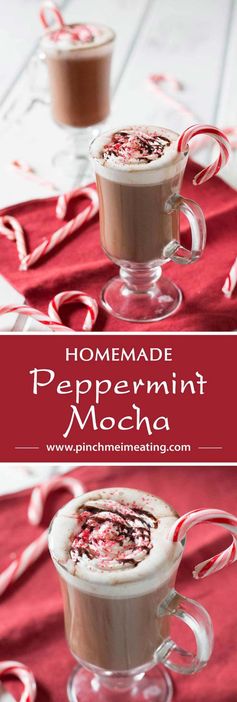 Homemade Peppermint Mocha