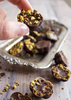 Homemade Pistachio Chocolates