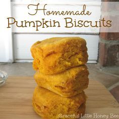 Homemade Pumpkin Biscuits