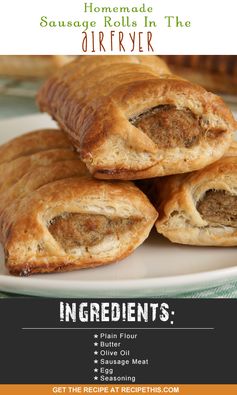 Homemade Sausage Rolls In The Airfryer