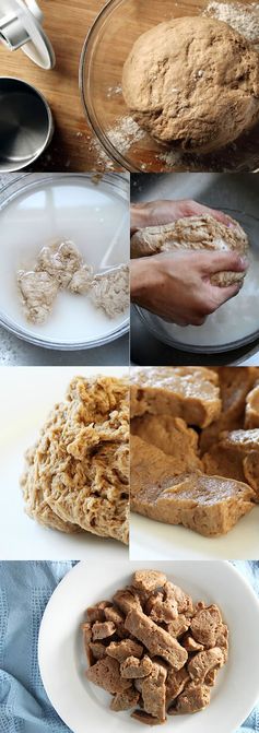 Homemade Seitan from Whole Wheat Flour