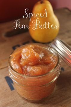 Homemade Spiced Pear Butter