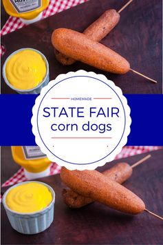 Homemade State Fair Corn Dogs