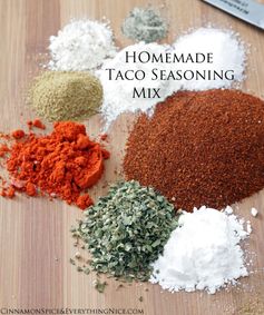 Homemade Taco Seasoning Mix