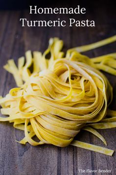 Homemade Turmeric Pasta