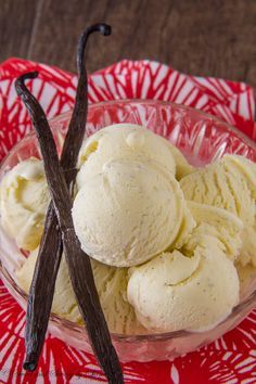 Homemade Vanilla Bean Ice Cream