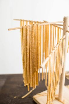 Homemade whole wheat pasta