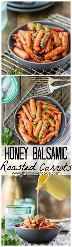 Honey Balsamic Roasted Carrots