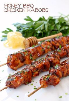 Honey BBQ Chicken Kabobs