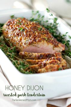 Honey Dijon Roasted Pork Tenderloin