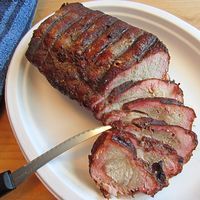 Honey Glazed Mesquite Smoked Pork Tenderloin