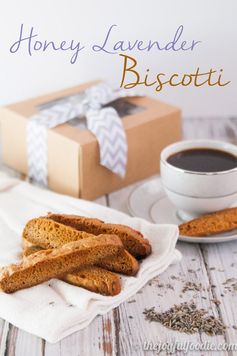 Honey Lavender Biscotti