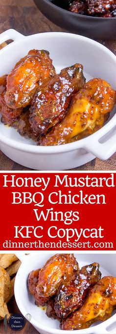 Honey Mustard BBQ Chicken Wings