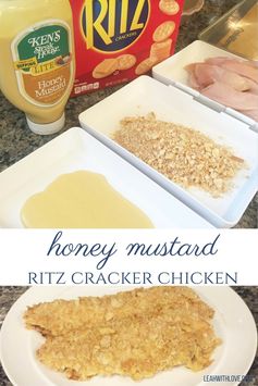 Honey Mustard Ritz Cracker Chicken