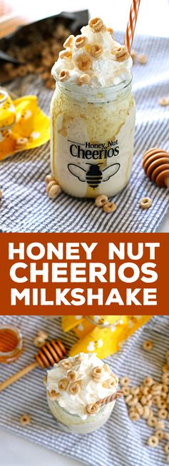 Honey Nut Cheerios Milkshake Recipe and Cheerios Live Honey Event