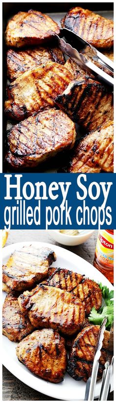 Honey Soy Grilled Pork Chops