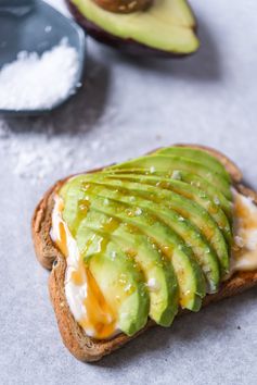 Honey-Yogurt Avocado Toast