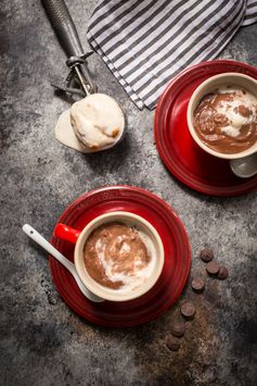 Hot Chocolate Affogato