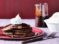 Hot Chocolate Pancakes