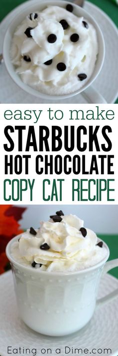 Hot Chocolate Starbucks CopyCat