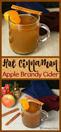 Hot Cinnamon Apple Brandy Cider