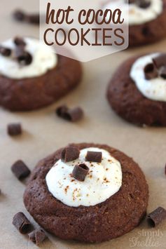 Hot Cocoa Thumbprint Cookies