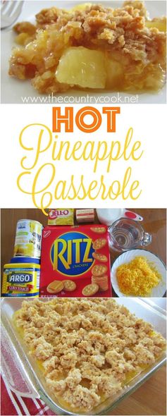 Hot Pineapple Casserole