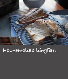 Hot-smoked kingfish