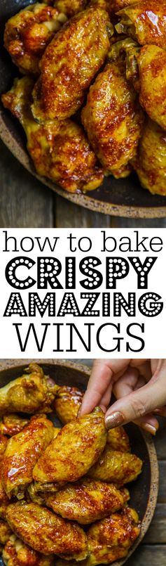 How to Bake Chicken Wings so they’re CRISPY & AMAZING