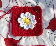 How to Crochet a Daisy Granny Square