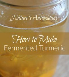 How to Make a Turmeric/Ginger Bug