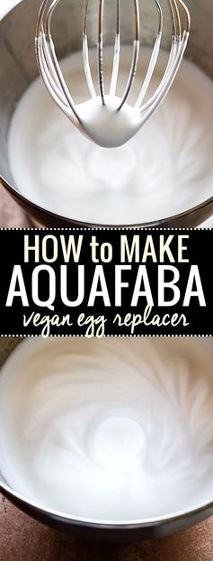 How to Make Aquafaba for Vegan and Egg-Free Baking (Video Tutorial