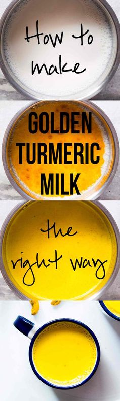 How to Make Golden Turmeric Milk the Right Way?
