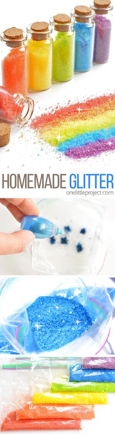 How to Make Homemade Glitter