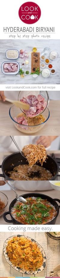 How to make hyderabadi chicken biryani