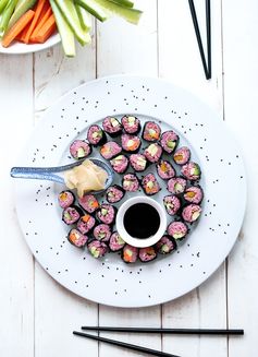 How to Make Pink Sushi