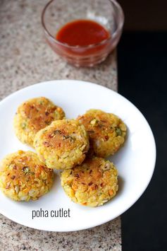 How to make poha cutlet