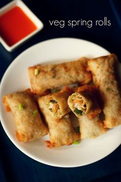 How to make veg spring rolls